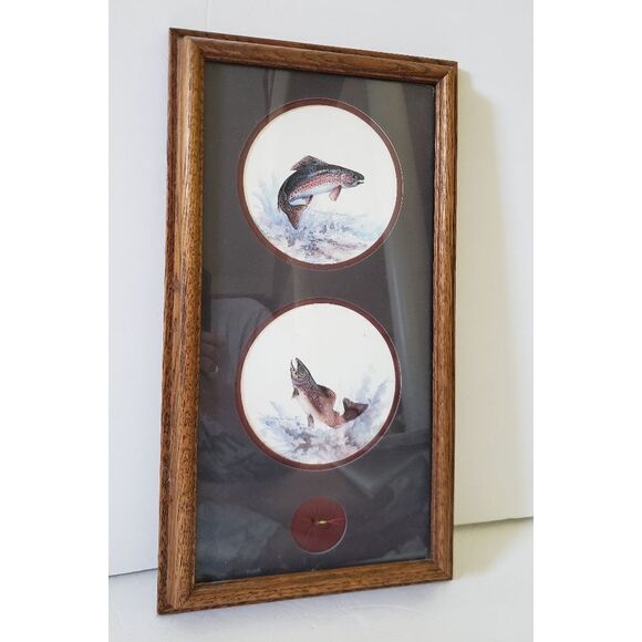 Royann Baum's Signed & Framed Fish Art - Picture 2 of 9